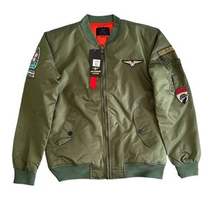 未使用 ASSTSERIDS MILITARE MA1 ジャケット XL グリーン タグ付 軍用品レプリカ 保管品