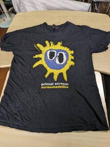 【服飾】 ビンテージ レア Tシャツ バンド 当時物? Primal Scream プライマルスクリーム screamadelica 公式 黒 M 半袖