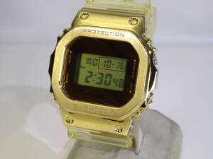 ☆ G-SHOCK メタルカバード GM-5600SG 透明ラバー 中古 メンズ ☆