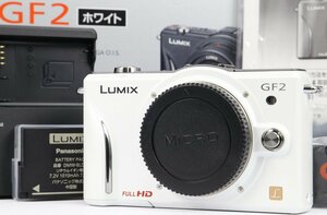 【 極美品 | 動作保証 】 Panasonic LUMIX GF2 ボディ DMC-GF2 シェルホワイト