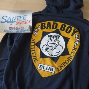 ★即決送込★USA製 BAD BOY CLUB パーカーM ネイビー トレーナー INDEPENDENT THRASHER インデペンデント スラッシャー skate surf m