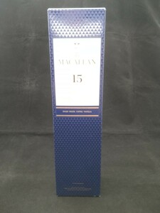 【空箱】The MACALLAN 15年 ザ マッカラン ダブルカスク 700ml 43% （サントリー正規）