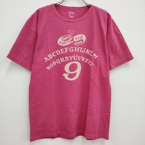 4-0609S♪45R/45rpm サイズ3 半袖Ｔシャツ カットソー ピンク フォーティーファイブアールピーエム 223990