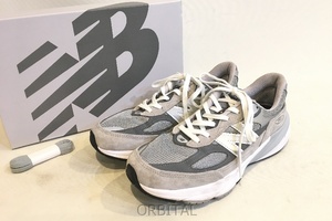 二子玉) New Balance ニューバランス M990GL6 USA製 メンズ スニーカー グレー 26.5cm 定価￥36,300-