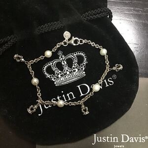 定価36,300円 ジャスティンデイビス Coco Braclet パール ブレスレット SBJ027 SV925 ☆ Justin Davis シルバー