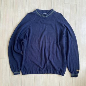 【古着】コロンビア Columbia 長袖 ニット セーター XXL　コットン100％