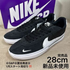 1円スタート売切り 新品未使用 NIKE ナイキ スニーカー エスビー BLUE RIBBON SB ブラック28cm CORTEZ コルテッツ BRSB 完売品