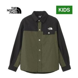 ◆ザ・ノース・フェイス/THE NORTH FACE☆ロングスリーブヌプシシャツ　キッズ★150