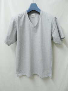 SBTRACT サブトラクト　新品未使用　V neck tee shorts GRAY 2サイズ