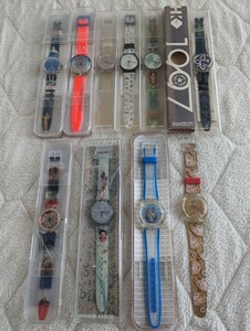 ●未使用品●新品●全て稼働中●SWATCH 収納ケースなど難あり 10本セット