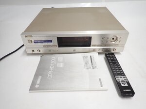 YAMAHA CDR-HD1300 ヤマハ CD HDDレコーダー リモコン/説明書付 60GBハードディスク内蔵 録音再生可 動作可 ∩ 702FD-1