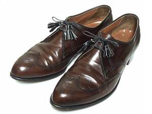 STETSON★50sウィングチップ★ビンテージドレスシューズFLORSHEIMタッセルHANOVER ALDEN