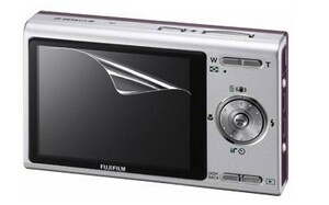 11-12-01【高光沢タイプ】Fujifilm FinePix Z250fd/Z200fd/Z100fd/F70EXR/S200EXR用 指紋防止 反射防止 気泡レス カメラ液晶保護フィルム