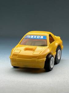 TAKARA/ チョロQ/ A-80/ SAVANNA RX-7/ サバンナRX-7/ DUNLOPタイヤ/ 日本製/ イエロー/ A品番/ ROTARY TURBO/