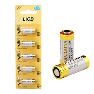 LiCB 5本セット 23A 12V アルカリ電池【MS21、23AE、23A、A23、V23GA、MN21、LRV8-1BP、181A、3LR