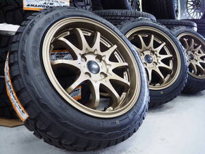 軽量 ゴツゴツ系 カスタムサイズ 15inch 4-100 7.0J+30 BR オープンカントリーR/T 165/65R15 ハスラー キャストアクティバ 軽トラ