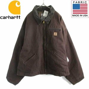 新品 00s carhartt デトロイト ジャケット DKB 5XL ダークブラウン サンドストーン カーハート デッドストック ビンテージ D150-18-0004ZVW