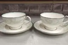 Noritake　ノリタケ　フェアモント　カップ&ソーサー　ペア