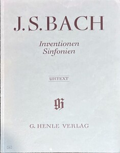 バッハ インヴェンションとシンフォニア (ピアノソロ)輸入楽譜 Bach Inventionen und Sinfonien 洋書/原典版/Urtext