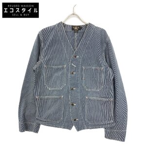 RRL ダブルアールエル ヒッコリー エンジニア ジャケット L ネイビー メンズ