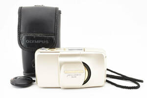 オリンパス Olympus ミュー mju Zoom 105 デラックス Deluxe ゴールド Gold Point & Shoot Film Camera #557