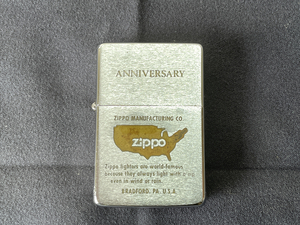 【現状品】Zippo/ジッポー ライター ANNIVERSARY シルバー ZIPPO MANUFACTURING CO. PAT2032695 コレクション 趣味 インテリア