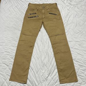 8C【着少】Wrangler ラングラー W05253 ストレッチ パンツ ベージュ チノパン 34 STRAIGHT ストレート 格安