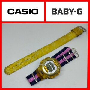 CASIO Baby-G BG-380 1864 バンド2本 テレバンク 電話帳 カシオ データバンク NATO風 カシオベビーG 