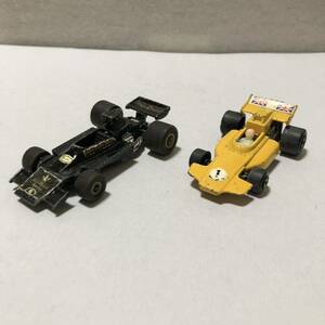 激レア絶版！昭和レトロ！LOTUS・FORMULA！ダイキャストミニカー！２台セット！当時物！