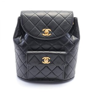 シャネル マトラッセ ブランドオフ CHANEL レザー リュックサック バックパック 中古 レディース