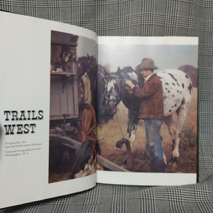 ナショナルジオグラフィックの本　TRAILS WEST アメリカ西部写真資料