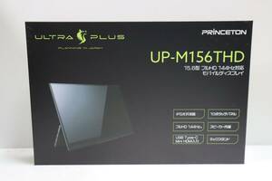 E0455(7) T ★Princeton ULTRA PLUS液晶モニタ- UP-M156THD 15.6型フルHDタッチ機能付きゲーミングモバイルディスプレイ 訳あり：焼き付き