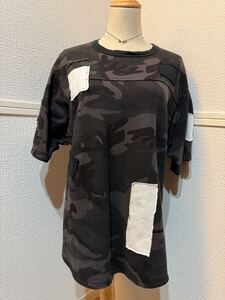 uniform experiment ユニフォーム エクスペリメント Tシャツ 半袖Tシャツ カットソー 半袖 クルーネック 厚手Tシャツ 迷彩柄 カモフラ M