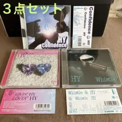 HY・CDアルバム  Confidence  ・LOVER  Whistle