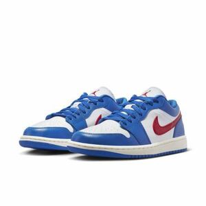 Air Jordan 1 Low Sport Blue and Gym Red Sport Blue Whiteナイキウィメンズ エアジョーダン1ロー スポーツブルー &ジムレッドWMNS 29cm