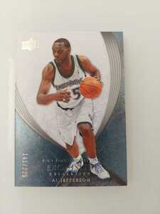 AL JEFFERSON UPPER DECK NBA UD 07/08 Exquisite Collection 141/225 MINNESOTA TIMBER WOLVES アル ジェファーソン ティンバー ウルブズ