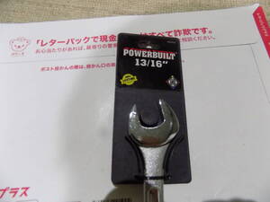 未使用品　プラグレンチ　20.6ｍｍ　13/16インチ　ＮＧＫ・Ｂ　ＮＤ・Ｗ　タイプ用　コンビネーションレンチ　④