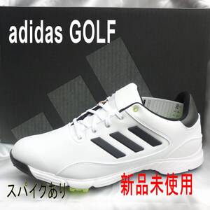 新品◆送料無料◆25.5cm adidas GOLF アディダスゴルフ 白 Golflite Max 24 ゴルフシューズ /スパイクシューズ