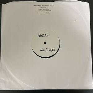 Break - Not Enough / Revolution Recordings REVREC013 ドラムンベース,ドラムン,Drum&Bass,Drum