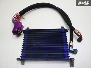 社外 JZX100 100 マーク2 チェイサー クレスタ 1JZ-GTE 15段 オイルクーラー キット オイルブロック オイル冷却 棚J-8