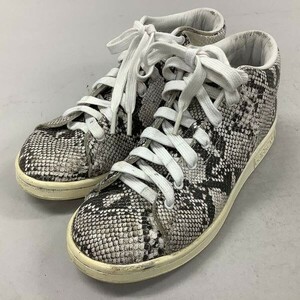 [D2647] アディダス スニーカー HYKE S76698 パイソン柄 グレー系 22.5 adidas by HYKE