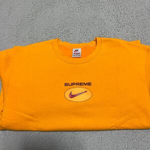 20aw Supreme NIKE Jewel Crewneck スウェット　L クルーネック　ジュエル　ORANGE オレンジ　