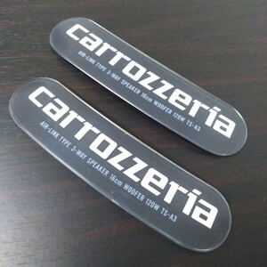 カロッツェリア TS-A3 ロゴ エンブレム スピーカー carrozzeria プレート