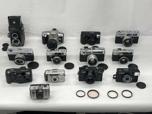 カメラ　ジャンク　13点まとめ　Canon A35 Datelux　Olympus 35DC　WAGOFLEX　KONICA　ほか【CFAF8015】