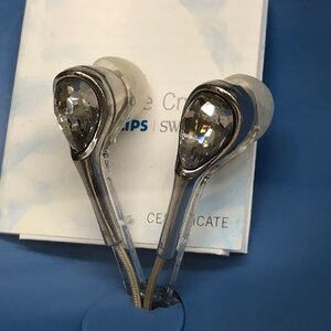 【未使用品】PHILIPS（フィリップス）イヤホン　SWS4000　SWAROVSKI　スワロフスキー (管理番号：063109)