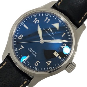 インターナショナルウォッチカンパニー IWC スピリットファイヤー マーク15 IW325311 ブラック文字盤 SS/レザー 腕時計 メンズ 中古