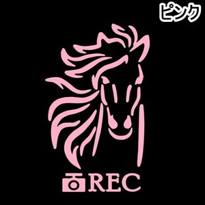 《JK21》15.0×9.3cmドラレコ用【馬シルエットC】G1、有馬記念、JRA、ケイバ、日本ダービー、馬術部、馬具、乗馬ステッカー(2)