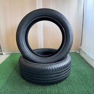 ●3195●夏タイヤ ブリヂストン アレンザ ALENZA 001 RFT 235/50R20 100V 21年1本 23年1本 中古品2本セット バリ溝 1本パンク修理有り