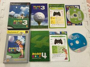 24-PS2-392　プレイステーション2　みんなのGOLF3 4 the Best　ジャンク動作品　PS2　プレステ2