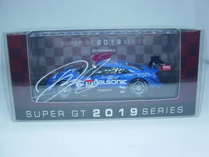 EBBRO 1/43 CALSONIC IMPUL GT-R SUPER GT GT500 2019 #12 カルソニック インパル スーパーGT サイン入り